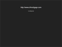 Tablet Screenshot of cfmortgage.com